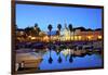 View of Arco da Vila across The Harbour, Faro, Eastern Algarve, Algarve, Portugal, Europe-Neil Farrin-Framed Photographic Print