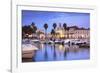 View of Arco da Vila Across The Harbour, Faro, Eastern Algarve, Algarve, Portugal, Europe-Neil Farrin-Framed Photographic Print