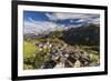 View of Ardez village surrounded by woods and snowy peaks Lower Engadine Canton of Switzerland Euro-ClickAlps-Framed Photographic Print