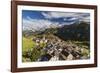 View of Ardez village surrounded by woods and snowy peaks Lower Engadine Canton of Switzerland Euro-ClickAlps-Framed Photographic Print