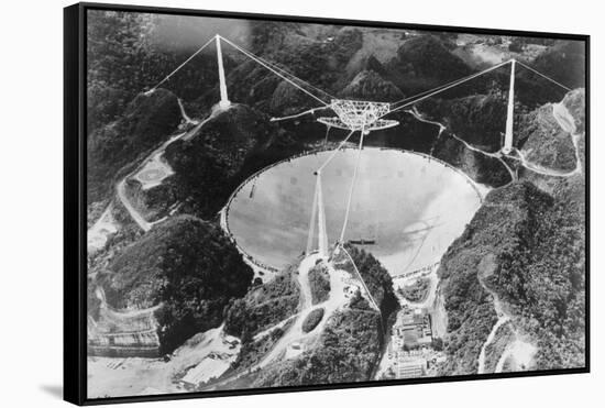 View of Arecibo Observatory Telescope-null-Framed Stretched Canvas