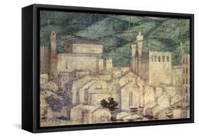 View of Arezzo-Bartolomeo Della Gatta-Framed Stretched Canvas