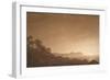 View of Arkona with Rising Moon, Ca 1806-Caspar David Friedrich-Framed Giclee Print