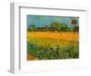 View of Arles with Irises-Vincent van Gogh-Framed Art Print