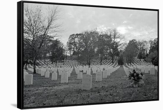 View of Arlington Cemetery-null-Framed Stretched Canvas