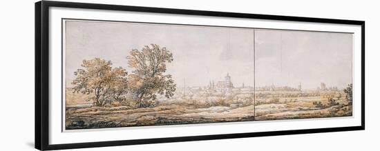 View of Arnhem from the South, C. 1645-Aelbert Cuyp-Framed Premium Giclee Print