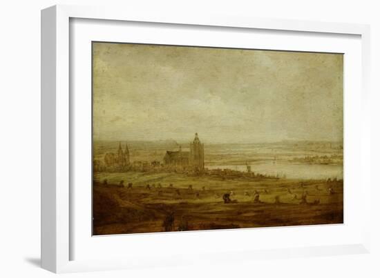 View of Arnhem-Jan Van Goyen-Framed Art Print