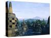 View of Arupadhatu, 8th Century Buddhist Site of Borobudur, Java, Indonesia-J P De Manne-Stretched Canvas