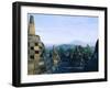 View of Arupadhatu, 8th Century Buddhist Site of Borobudur, Java, Indonesia-J P De Manne-Framed Photographic Print