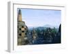 View of Arupadhatu, 8th Century Buddhist Site of Borobudur, Java, Indonesia-J P De Manne-Framed Photographic Print