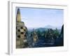 View of Arupadhatu, 8th Century Buddhist Site of Borobudur, Java, Indonesia-J P De Manne-Framed Photographic Print