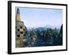 View of Arupadhatu, 8th Century Buddhist Site of Borobudur, Java, Indonesia-J P De Manne-Framed Photographic Print