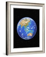 View of Asia and Australia from Space-Kulka-Framed Photographic Print