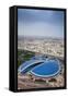 View of Aspire Sports Center, Doha, Qatar, Middle East-Jane Sweeney-Framed Stretched Canvas