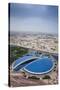 View of Aspire Sports Center, Doha, Qatar, Middle East-Jane Sweeney-Stretched Canvas