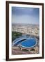 View of Aspire Sports Center, Doha, Qatar, Middle East-Jane Sweeney-Framed Photographic Print