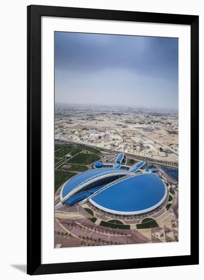 View of Aspire Sports Center, Doha, Qatar, Middle East-Jane Sweeney-Framed Photographic Print