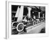 View of Assembly Line in Early Automobile Factory-null-Framed Photographic Print