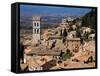 View of Assisi with the Torre Del Popolo-null-Framed Stretched Canvas