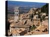 View of Assisi with the Torre Del Popolo-null-Stretched Canvas