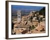 View of Assisi with the Torre Del Popolo-null-Framed Photographic Print