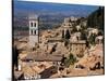 View of Assisi with the Torre Del Popolo-null-Mounted Photographic Print