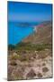 View of Assos, coastline, sea and hills near Agkonas, Kefalonia, Ionian Islands, Greek Islands-Frank Fell-Mounted Photographic Print