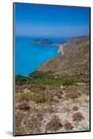 View of Assos, coastline, sea and hills near Agkonas, Kefalonia, Ionian Islands, Greek Islands-Frank Fell-Mounted Photographic Print