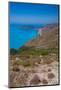 View of Assos, coastline, sea and hills near Agkonas, Kefalonia, Ionian Islands, Greek Islands-Frank Fell-Mounted Photographic Print