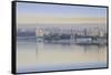 View of Aswan and River Nile, Aswan, Upper Egypt, Egypt, North Africa, Africa-Jane Sweeney-Framed Stretched Canvas