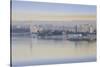 View of Aswan and River Nile, Aswan, Upper Egypt, Egypt, North Africa, Africa-Jane Sweeney-Stretched Canvas