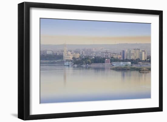 View of Aswan and River Nile, Aswan, Upper Egypt, Egypt, North Africa, Africa-Jane Sweeney-Framed Photographic Print