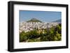 View of Athens and Likavitos Hill over the rooftops of the Plaka District, Greece-Matthew Williams-Ellis-Framed Photographic Print