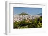 View of Athens and Likavitos Hill over the rooftops of the Plaka District, Greece-Matthew Williams-Ellis-Framed Photographic Print