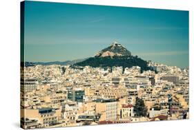 View of Athens City from the Acropolis Hill-NikD90-Stretched Canvas