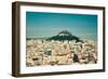 View of Athens City from the Acropolis Hill-NikD90-Framed Photographic Print