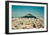 View of Athens City from the Acropolis Hill-NikD90-Framed Photographic Print