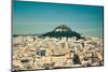 View of Athens City from the Acropolis Hill-NikD90-Mounted Photographic Print