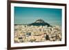 View of Athens City from the Acropolis Hill-NikD90-Framed Photographic Print