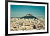 View of Athens City from the Acropolis Hill-NikD90-Framed Photographic Print