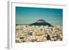 View of Athens City from the Acropolis Hill-NikD90-Framed Photographic Print