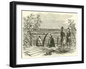 View of Atlanta from the Signal Station North of the Chattahoochee, July 1864-null-Framed Giclee Print