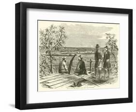 View of Atlanta from the Signal Station North of the Chattahoochee, July 1864-null-Framed Premium Giclee Print