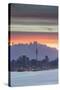 View of Auckland at Sunset, Auckland, North Island, New Zealand, Pacific-Ian-Stretched Canvas