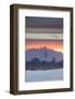 View of Auckland at Sunset, Auckland, North Island, New Zealand, Pacific-Ian-Framed Photographic Print