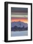 View of Auckland at Sunset, Auckland, North Island, New Zealand, Pacific-Ian-Framed Photographic Print