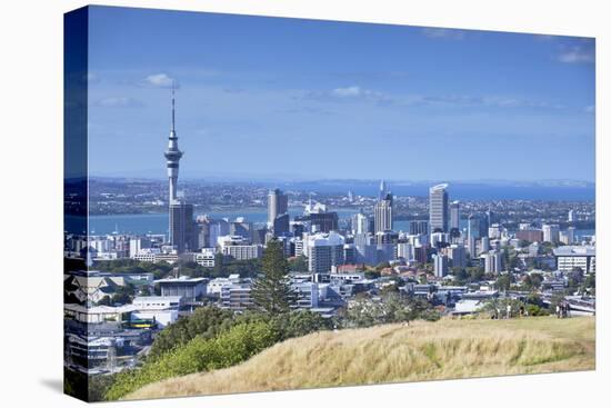 View of Auckland from Mount Eden, Auckland, North Island, New Zealand, Pacific-Ian-Stretched Canvas