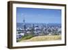 View of Auckland from Mount Eden, Auckland, North Island, New Zealand, Pacific-Ian-Framed Photographic Print