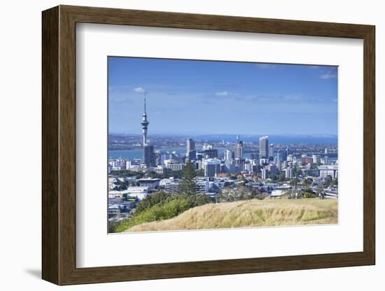View of Auckland from Mount Eden, Auckland, North Island, New Zealand, Pacific-Ian-Framed Photographic Print