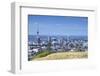 View of Auckland from Mount Eden, Auckland, North Island, New Zealand, Pacific-Ian-Framed Photographic Print